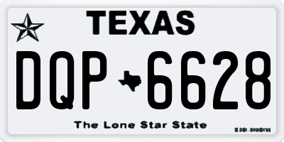 TX license plate DQP6628