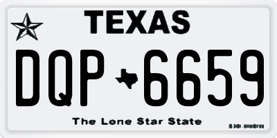 TX license plate DQP6659