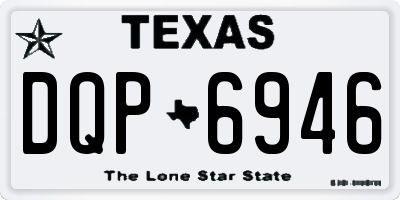 TX license plate DQP6946