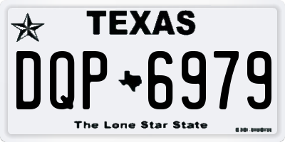 TX license plate DQP6979