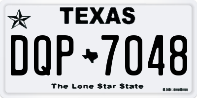 TX license plate DQP7048