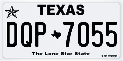 TX license plate DQP7055