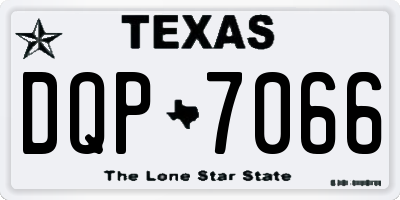 TX license plate DQP7066