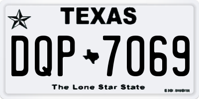 TX license plate DQP7069