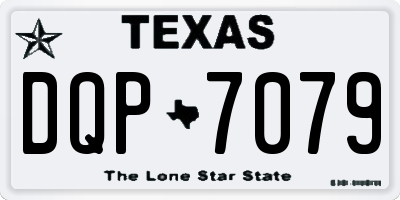 TX license plate DQP7079