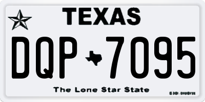 TX license plate DQP7095