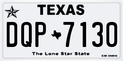 TX license plate DQP7130