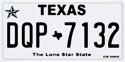 TX license plate DQP7132