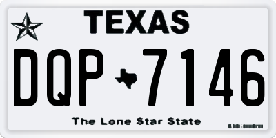 TX license plate DQP7146