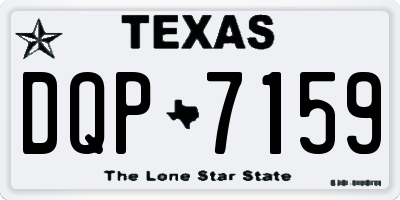 TX license plate DQP7159