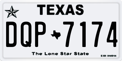 TX license plate DQP7174