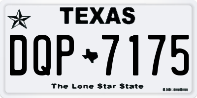 TX license plate DQP7175