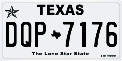 TX license plate DQP7176