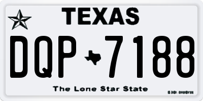 TX license plate DQP7188