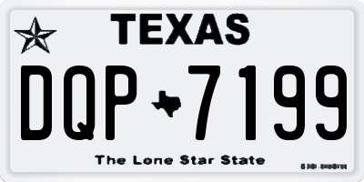 TX license plate DQP7199