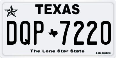 TX license plate DQP7220