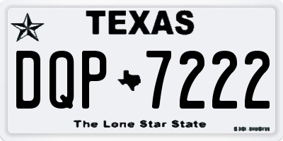 TX license plate DQP7222