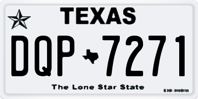 TX license plate DQP7271