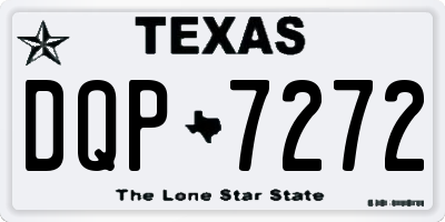 TX license plate DQP7272