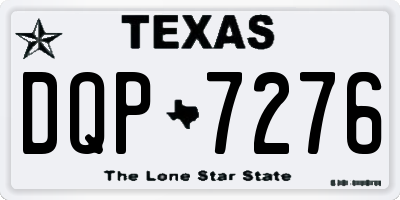 TX license plate DQP7276