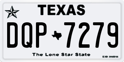 TX license plate DQP7279