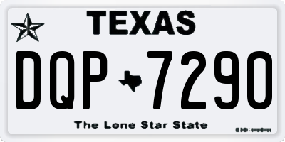 TX license plate DQP7290