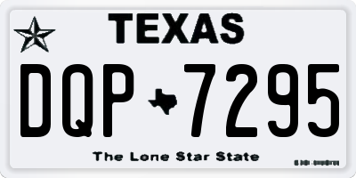 TX license plate DQP7295