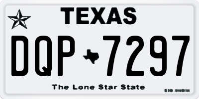 TX license plate DQP7297