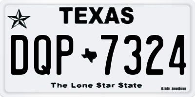 TX license plate DQP7324