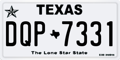 TX license plate DQP7331