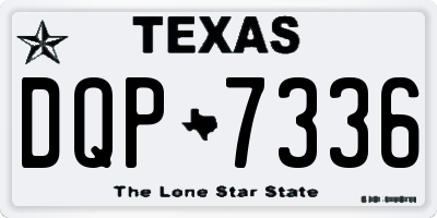 TX license plate DQP7336