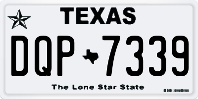 TX license plate DQP7339