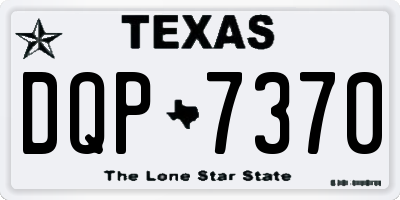 TX license plate DQP7370