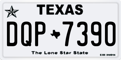 TX license plate DQP7390