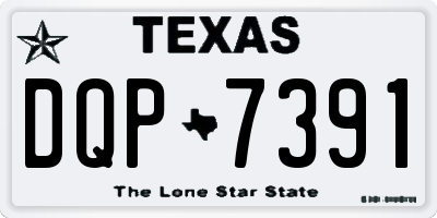 TX license plate DQP7391