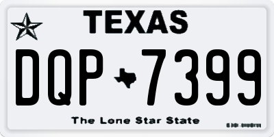 TX license plate DQP7399