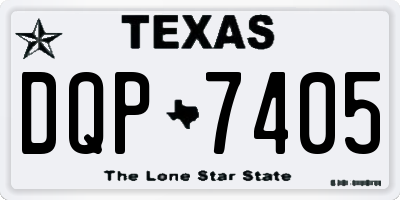 TX license plate DQP7405