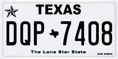 TX license plate DQP7408