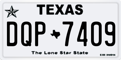 TX license plate DQP7409