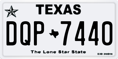 TX license plate DQP7440