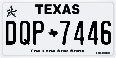 TX license plate DQP7446