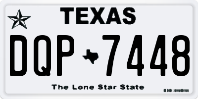 TX license plate DQP7448