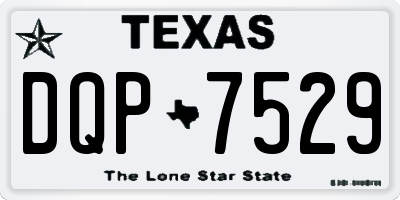 TX license plate DQP7529