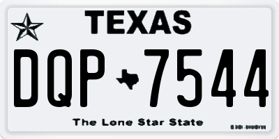 TX license plate DQP7544