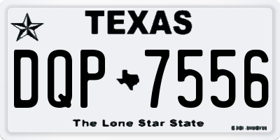TX license plate DQP7556