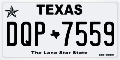 TX license plate DQP7559