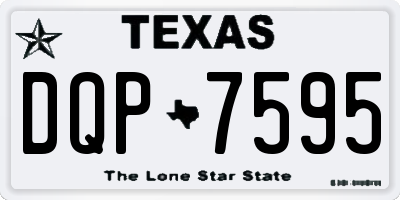 TX license plate DQP7595