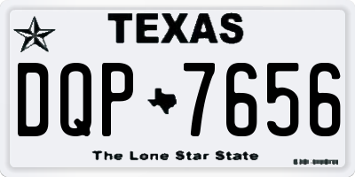 TX license plate DQP7656