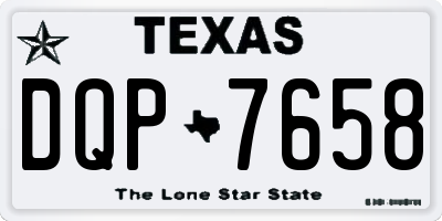 TX license plate DQP7658