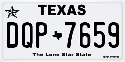 TX license plate DQP7659